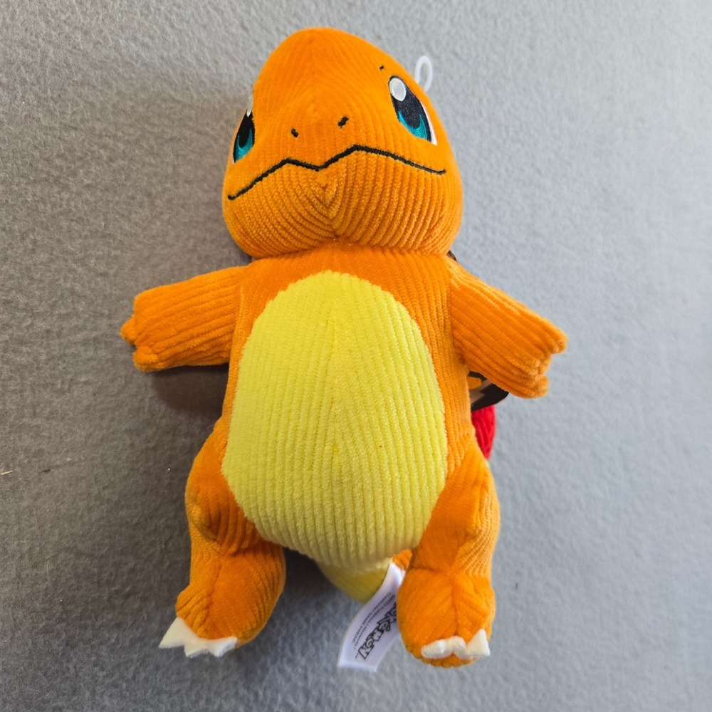 Pokemon Charmander Plush Unisex 10in Orange Corduroy Select Series Jazwares NEW